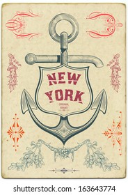 Anchor label and design elements