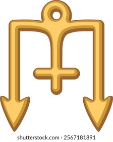 Anchor Letter Alphabet Vector M