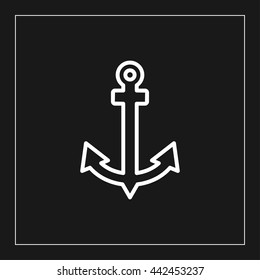 anchor line icon