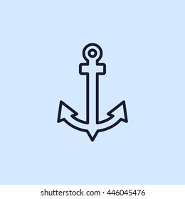 anchor line icon