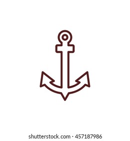 anchor line icon