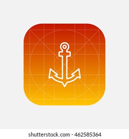 anchor line icon