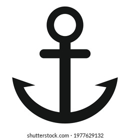Anchor links strategy icon. Simple illustration of anchor links strategy vector icon for web design isolated on white background
