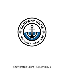 Anchor Logo badge/stamp/emblem Inspiration cruise logo