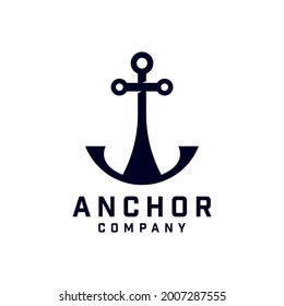 Anchor Logo Design, Marine Retro Emblems