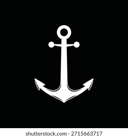 Ancla de diseño de logotipo de Plantilla de Vector