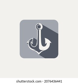 anchor logo icon company fishhook