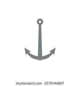 Anchor logo, icon, vector illustration