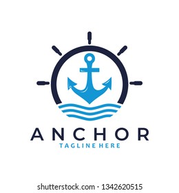anchor logo nautical