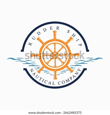 Anchor Logo, Simple Elegant Design, Nautical Ship Vector, Icon Symbol Illustration