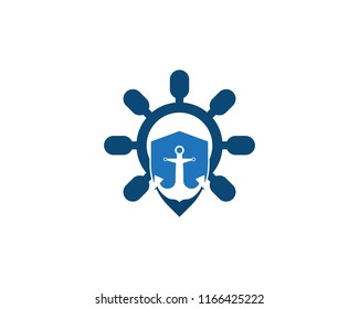 anchor logo and symbol template