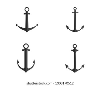 anchor logo and symbol template