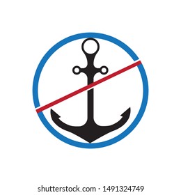 anchor logo and symbol template