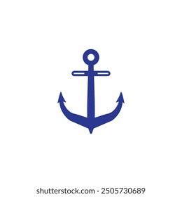 Anchor logo and symbol template icons app vector image