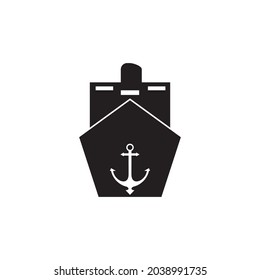 anchor logo and symbol vector