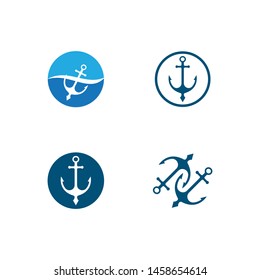 Anchor Logo Template vector illustration