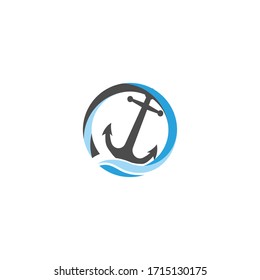 Anchor Logo Template. vector symbol nature