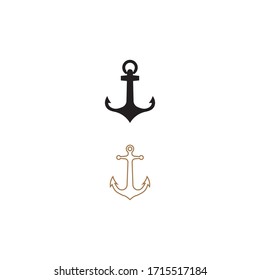 Vorlage für Anker-Logo, Vektorsymbol