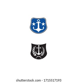 Vorlage für Anker-Logo, Vektorsymbol