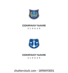  Anchor Logo Template vector symbol nature