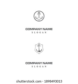  Anchor Logo Template vector symbol nature