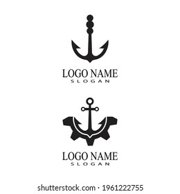 Vektorsymbol-Design des Anker-Logos