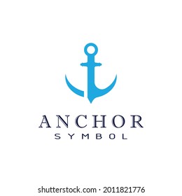 Vektorsymbol-Design des Anker-Logos