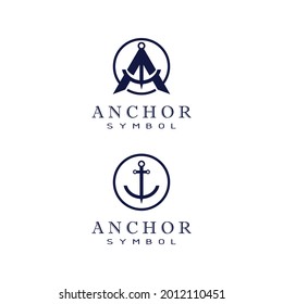 Anchor Logo Template vector symbol design
