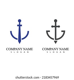 Anchor Logo Template vector symbol design