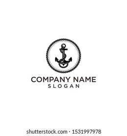 Anchor Logo Vector Design Template