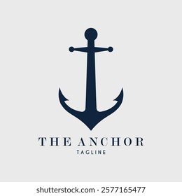 anchor logo vector illustration design for use brand company symbol