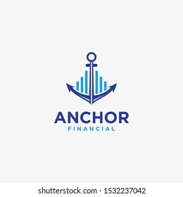 Anchor logos and financial statistics