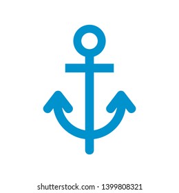 Anchor marine icon. Vector illustration. - Vector
