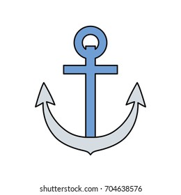 Anchor marine symbol