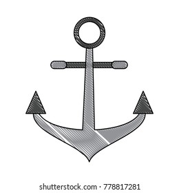 Anchor marine symbol