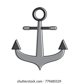 Anchor marine symbol