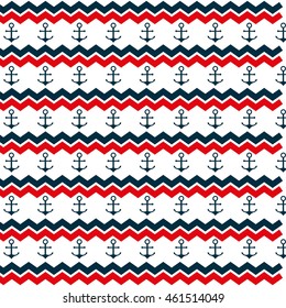 anchor marine symbol pattern icon vector isolated graphic