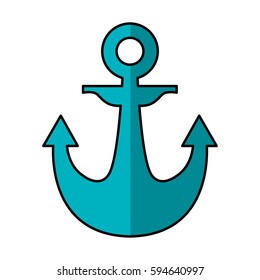 anchor maritime isolated icon