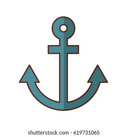 anchor maritime isolated icon