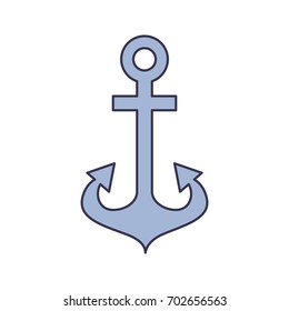 anchor maritime isolated icon
