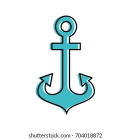 anchor maritime isolated icon