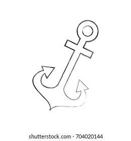 anchor maritime isolated icon