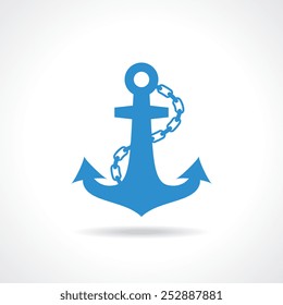 Anchor nautical icon