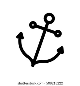 anchor nautical icon