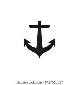 Anchor Nautical Icon Logo Vector