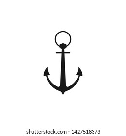 Anchor Nautical Icon Logo Vector