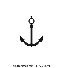 Anchor Nautical Icon Logo Vector