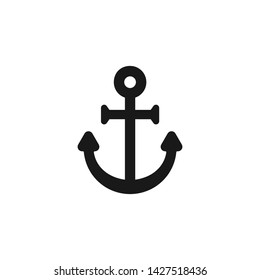 Anchor Nautical Icon Logo Vector