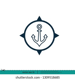 Anchor - Nautical icon symbol