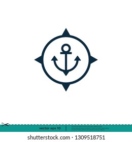 Anchor - Nautical icon symbol
